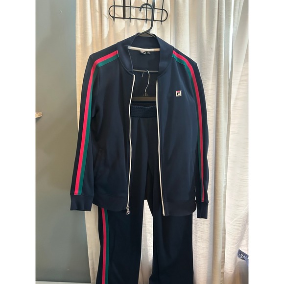 Ladies, two-piece jacket and pants at - Picture 1 of 5